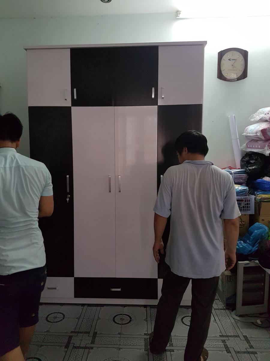 Tủ Quần Áo Nhựa Đài Loan Đặt Theo Yêu Cầu - Mẫu 07